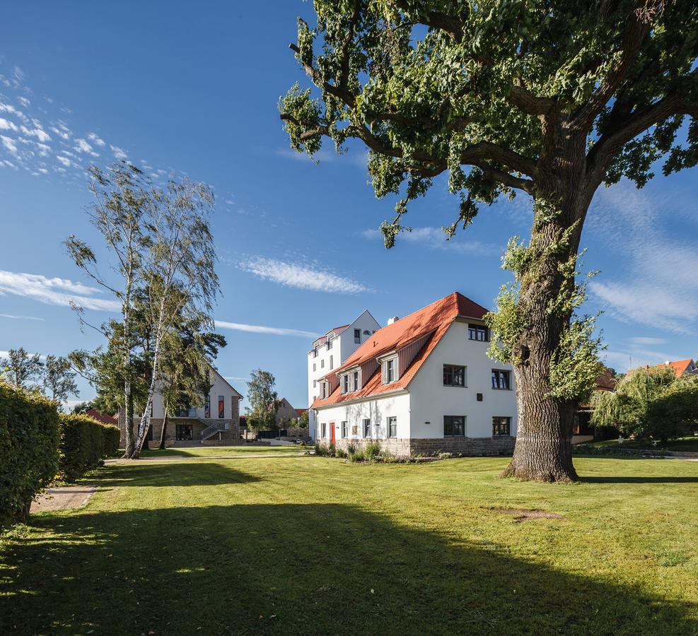 Hotel Dorfmuehle Lehrberg ภายนอก รูปภาพ